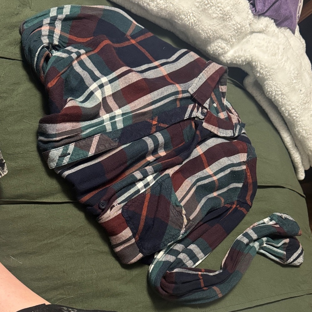 Multicolor Plaid flannel